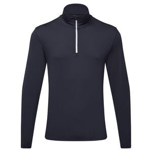 TriDri Mens Athletic Top / French Navy/White